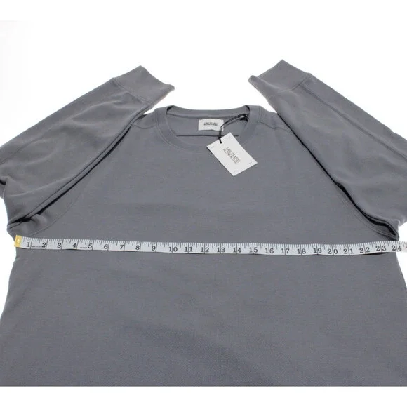 Orchard & Broome NWT Allen Crew Neck Sweatshirt Size XL Cloud Gray Cotton Blend